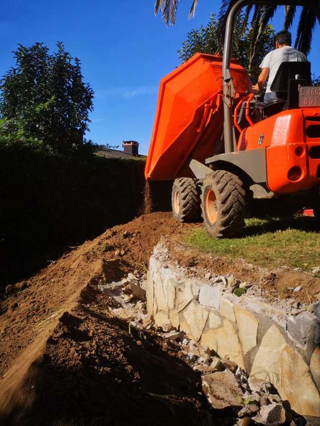 Jardin berritzea Berion / Reforma de jardin en Donostia